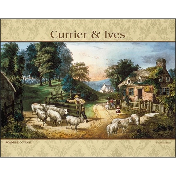 Spiral Currier & Ives Americana 2022 Appointment Calendar - Image 3