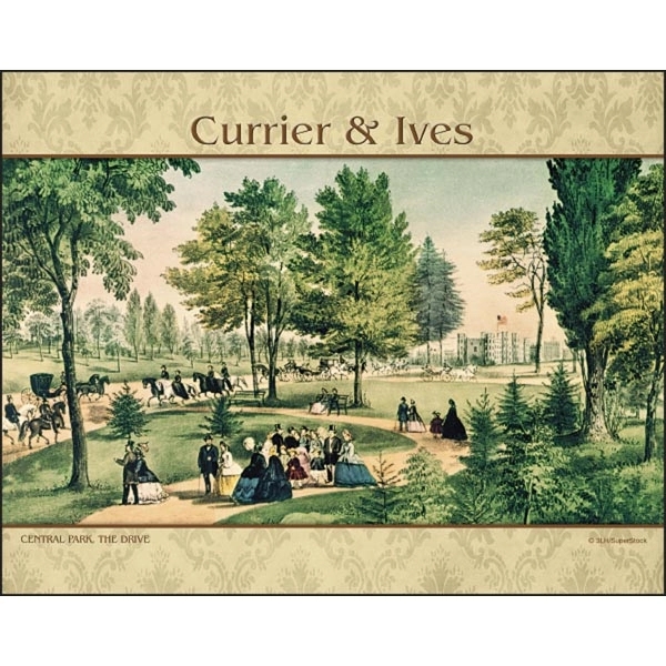 Spiral Currier & Ives Americana 2022 Appointment Calendar - Image 10