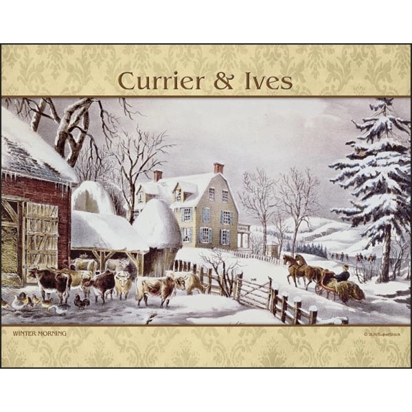 Spiral Currier & Ives Americana 2022 Appointment Calendar - Image 14