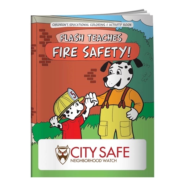 Coloring Book: Flash Teaches Fire Safety - Image 3
