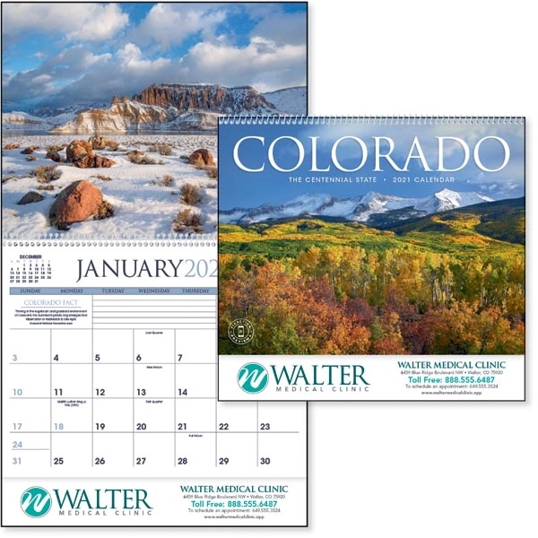 Colorado 2022 Calendar - Image 1