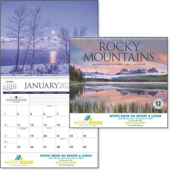 Rocky Mountains 2022 Calendar - Image 1
