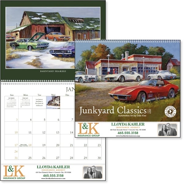 Junkyard Classics by Dale Klee 2022 Calendar - Image 1