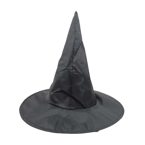 Black Halloween Witch Hat Party Cosplay Hat    