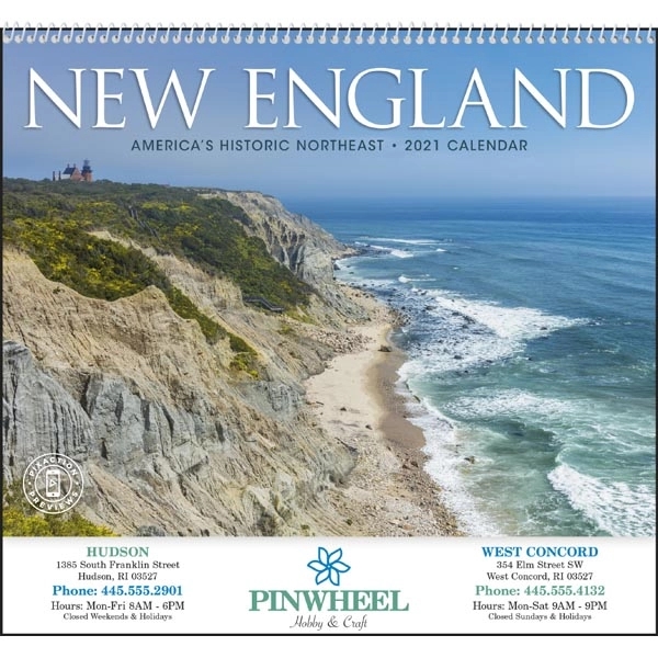 New England 2022 Calendar - Image 15