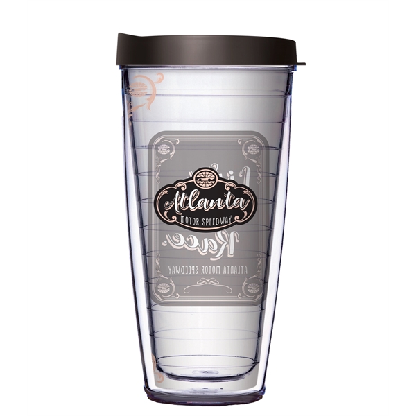 22 oz Travel Tumbler w/ Full color Wrap Imprint Double Wall - Image 4