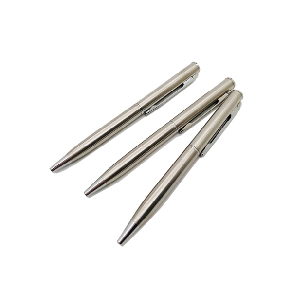 Retractable Metal Ballpoint Pen     - Image 1