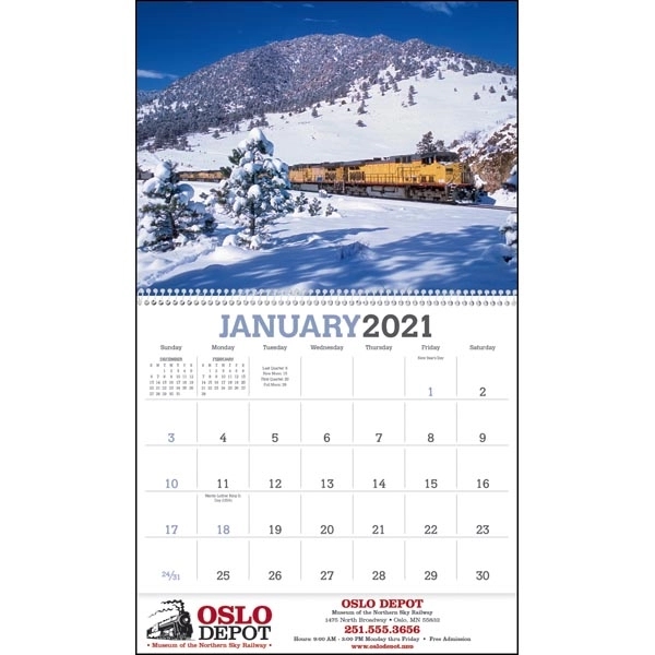 Trains 2022 Calendar - Image 16