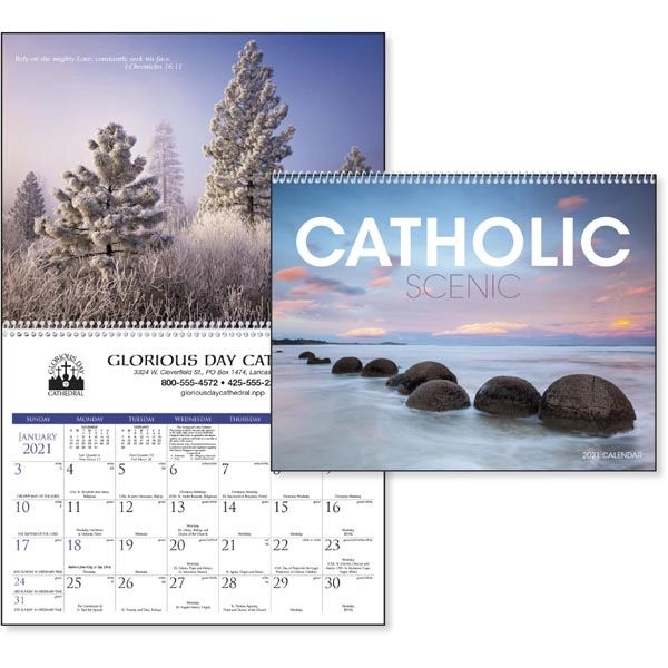 Catholic Scenic 2022 Calendar - Image 1