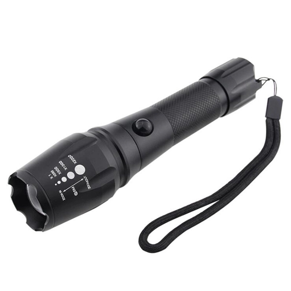 Rechargeable Portable Torch light with Battery & Charger     - Image 1