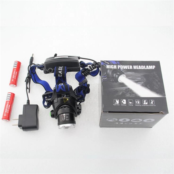 Rechargeable Headlamp with Battery & Charger     - Image 2