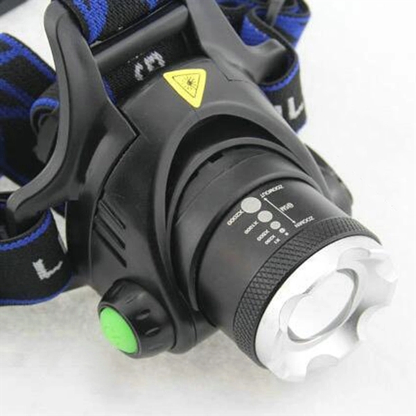 Rechargeable Headlamp with Battery & Charger     - Image 3