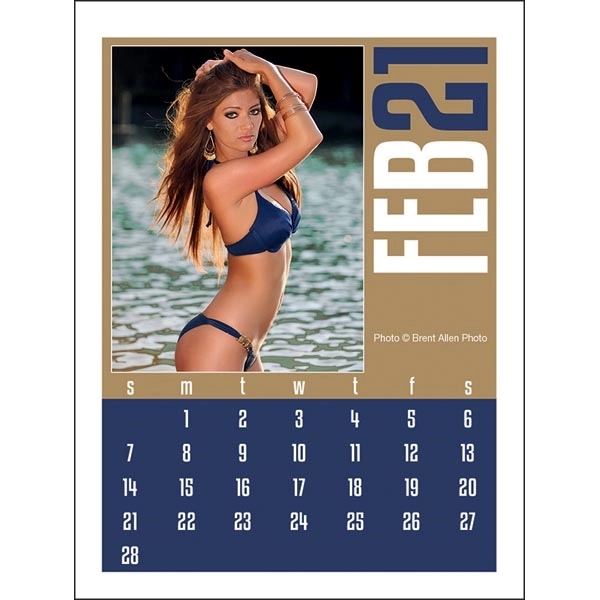 Swimsuit Stick Up Grid 2022 Calendar - Image 3