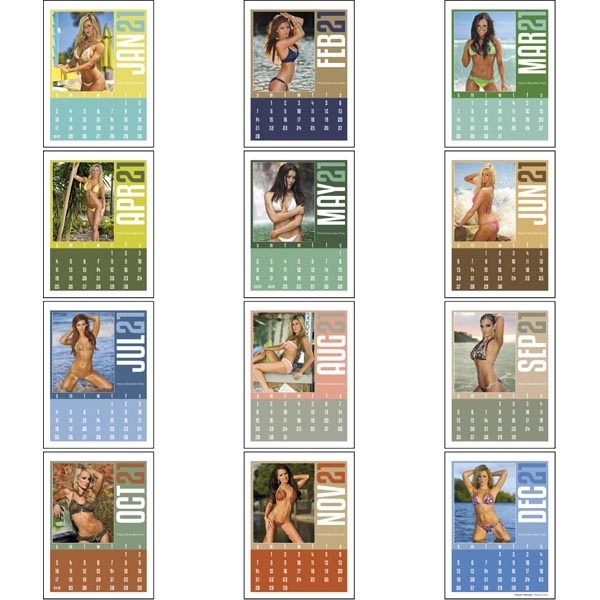Swimsuit Stick Up Grid 2022 Calendar - Image 15