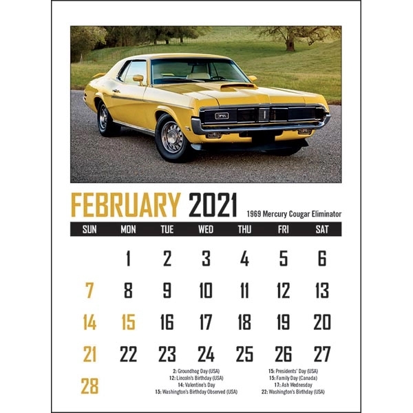 Memorable Muscle Stick Up 2022 Calendar - Image 3
