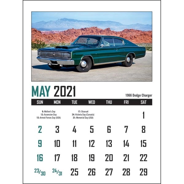 Memorable Muscle Stick Up 2022 Calendar - Image 6