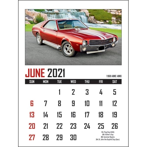 Memorable Muscle Stick Up 2022 Calendar - Image 7