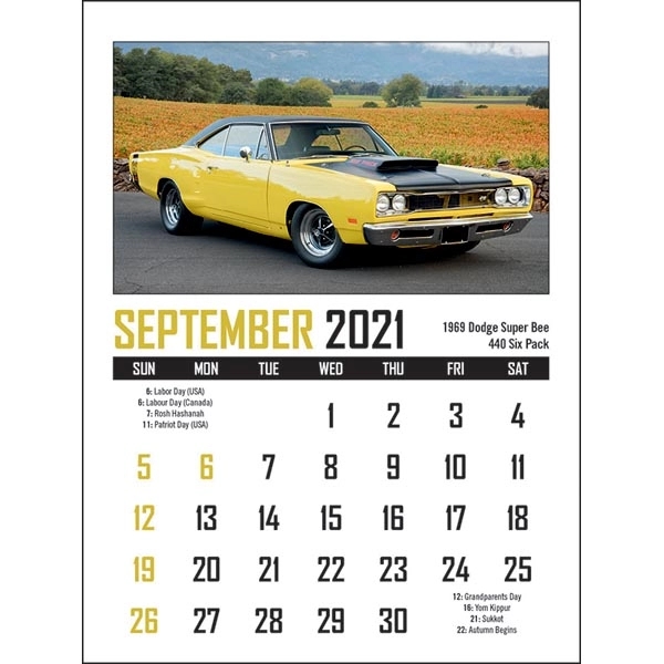 Memorable Muscle Stick Up 2022 Calendar - Image 10