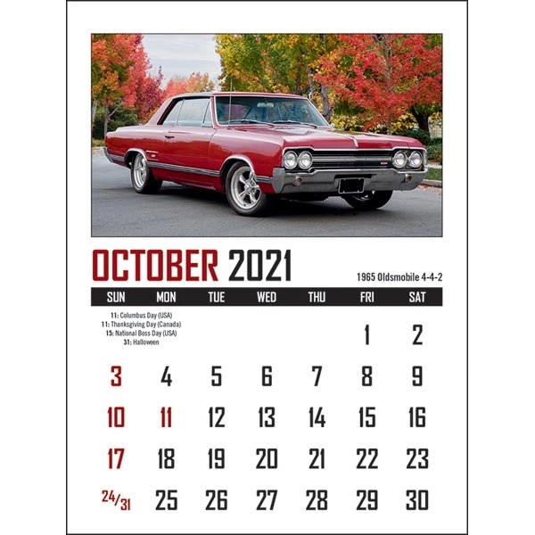 Memorable Muscle Stick Up 2022 Calendar - Image 11