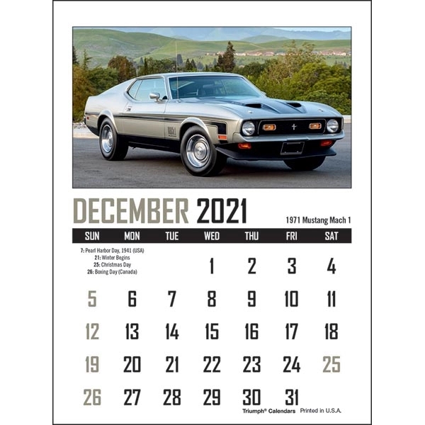 Memorable Muscle Stick Up 2022 Calendar - Image 13