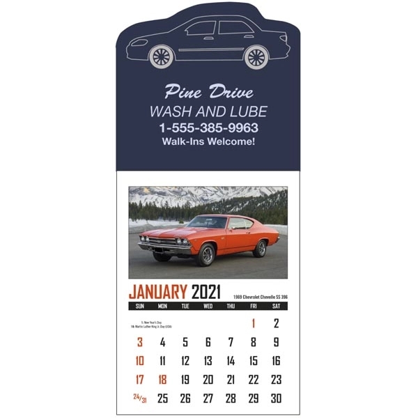 Memorable Muscle Stick Up 2022 Calendar - Image 1