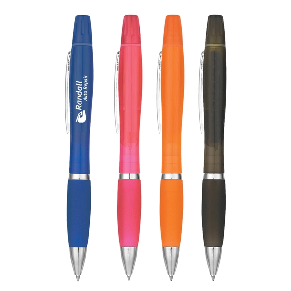 Twin-Write Pen & Highlighter With Antimicrobial Additive - Image 1