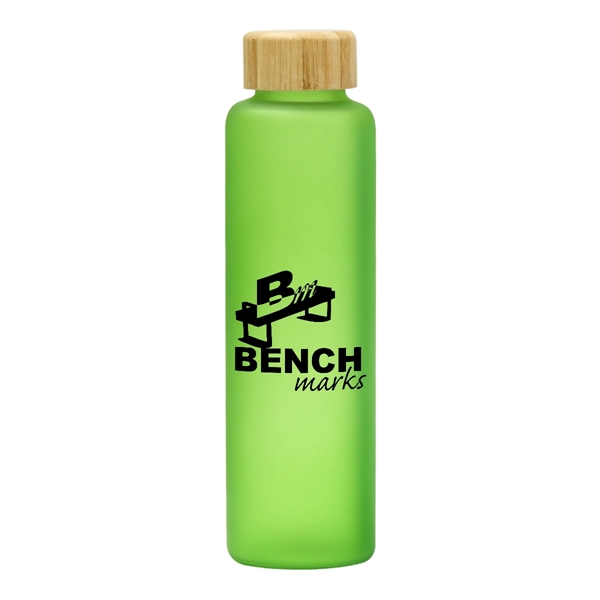 20 Oz. Belle Glass Bottle With Bamboo Lid - Image 9