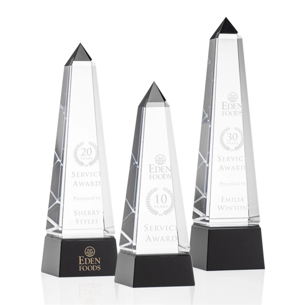 Groove Obelisk Award - Optical/Black - Image 1