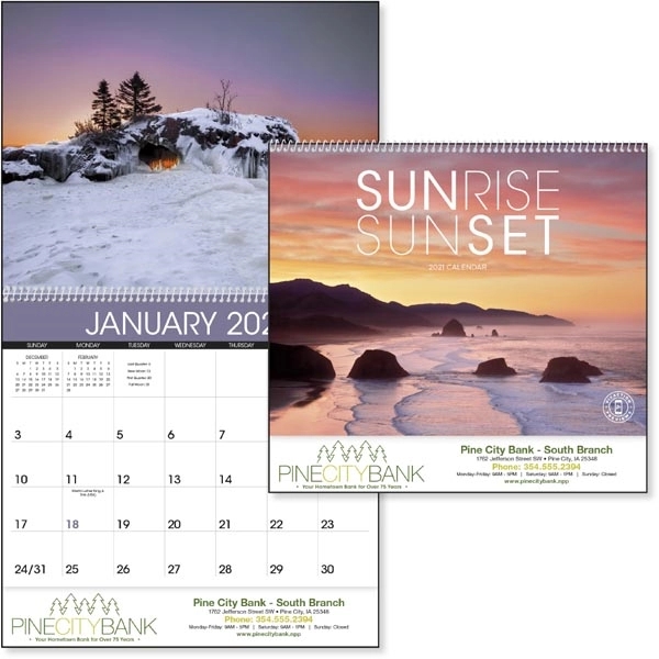 Sunrise/Sunset 2022 Calendar - Image 1
