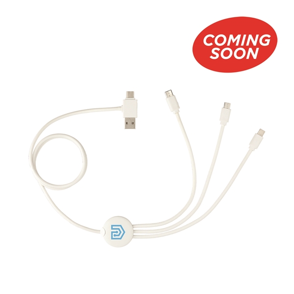 5-in-1 Charging Cable with Antimicrobial Additive - Image 1