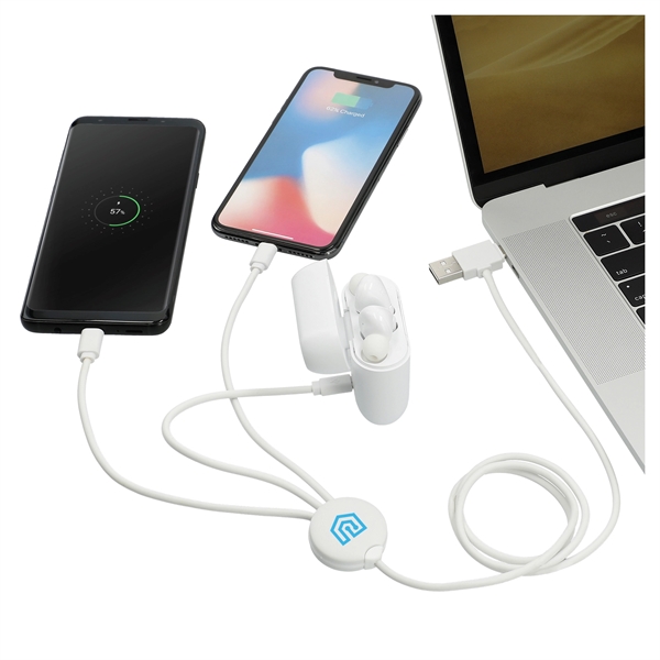 5-in-1 Charging Cable with Antimicrobial Additive - Image 4