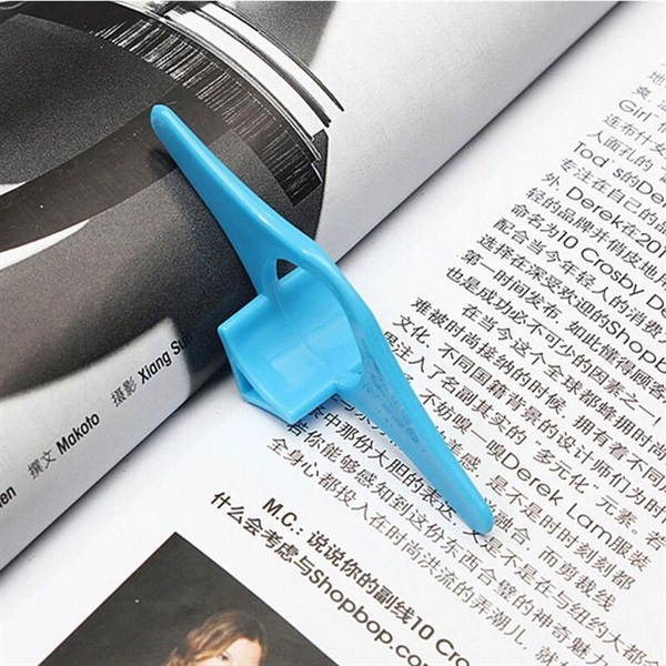 Thumb Plastic Book Support Book Page Holder bookmarker     - Image 2