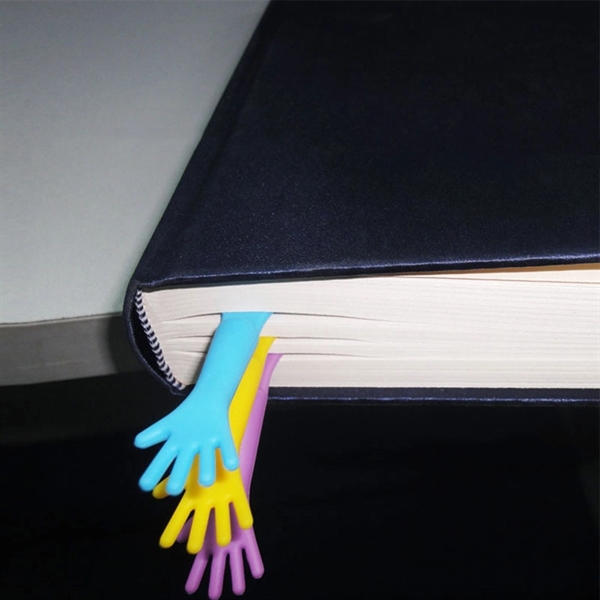 Waving Hand Bookmark Book Label     - Image 2