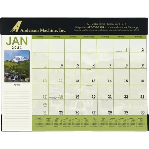 Scenic Desk Pad 2022 Calendar - Image 15
