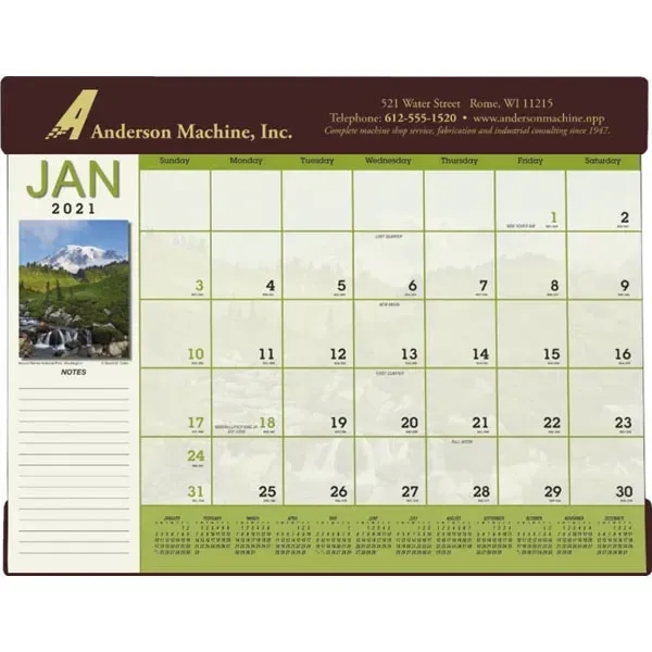 Scenic Desk Pad 2022 Calendar - Image 16
