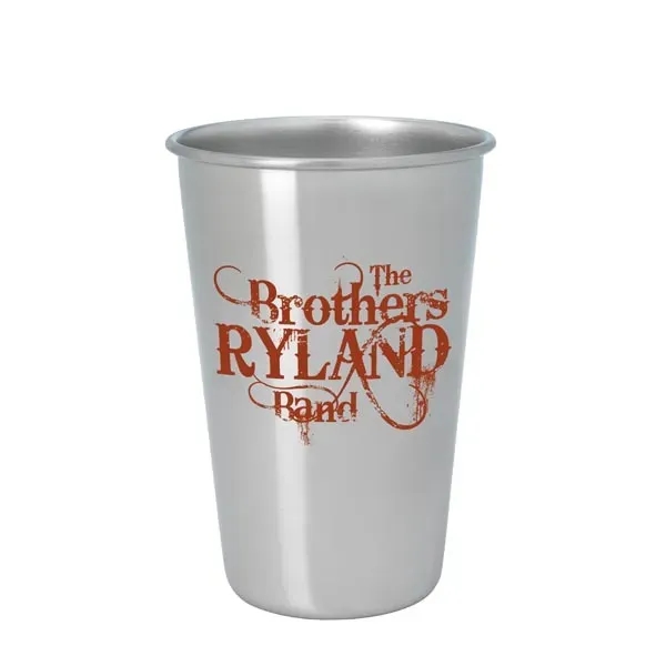 Stainless Pint Glass - 16 oz. - Image 3
