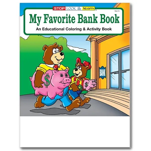 My Favorite Bank Coloring and Activity Book Fun Pack - Image 2
