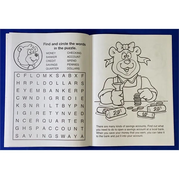 My Favorite Bank Coloring and Activity Book - Image 3