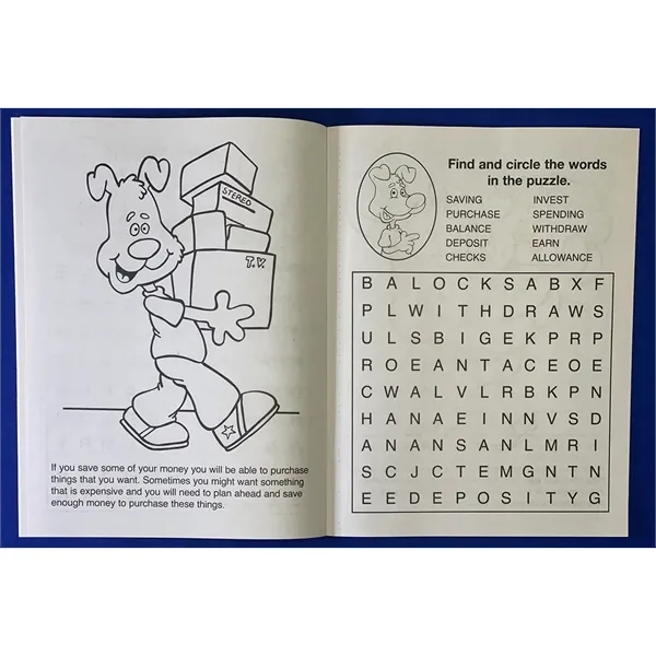 Be Smart, Save Money Coloring and Activity Book - Image 3
