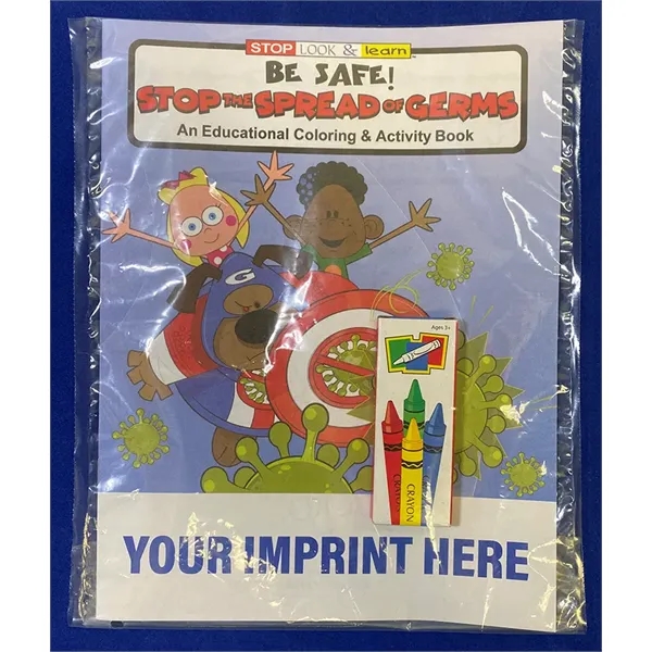 Stop the Spread of Germs Coloring and Activity Book Fun Pack - Image 1