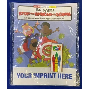 Stop the Spread of Germs Coloring and Activity Book Fun Pack