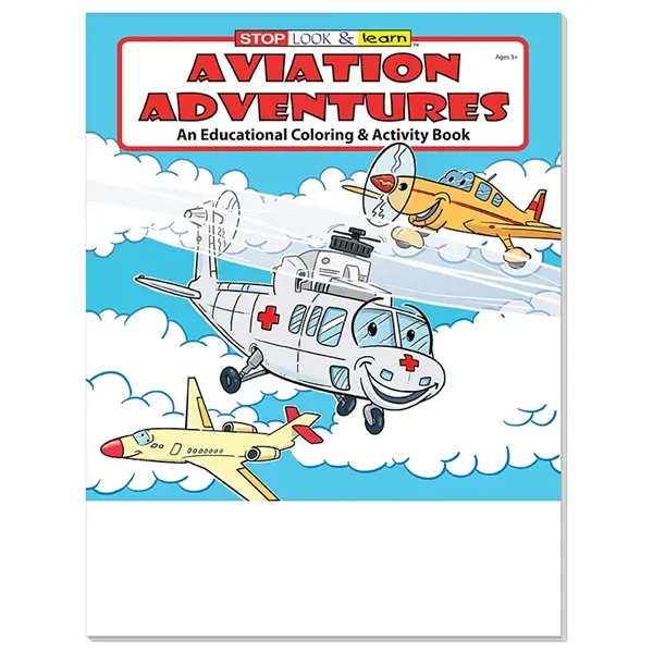 Aviation Adventures Coloring and Activity Book Fun Pack - Image 3