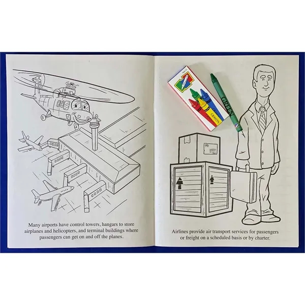 Aviation Adventures Coloring and Activity Book Fun Pack - Image 4