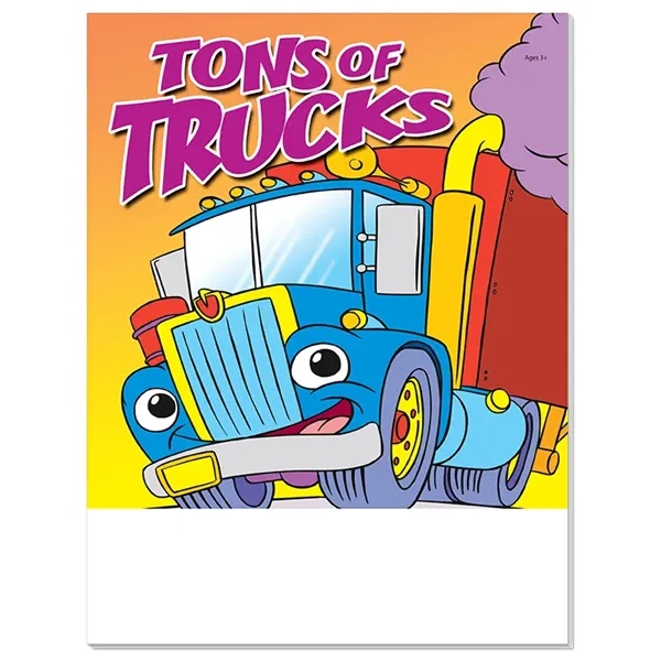 Tons of Trucks Coloring and Activity Book Fun Pack - Image 4