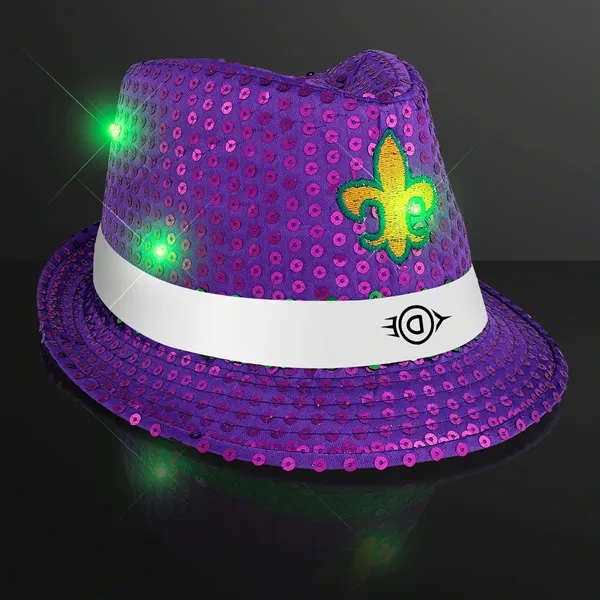 Shiny Colorful Fedora Hats with Flashing Lights - Image 8