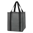 Heathered Non-Woven Shopper Tote Bag - Image 4
