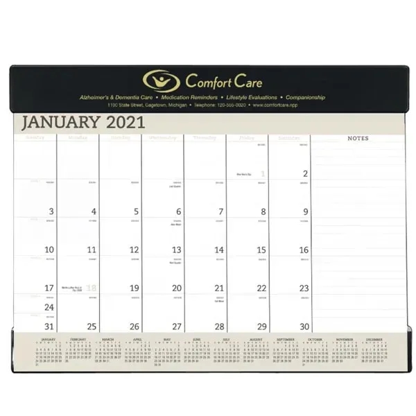 Vinyl 2022 Desk Calendar Pad - Image 2
