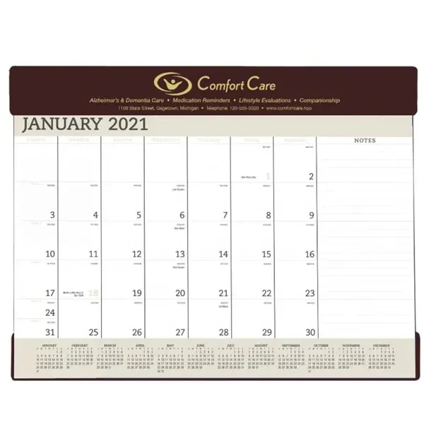 Vinyl 2022 Desk Calendar Pad - Image 3