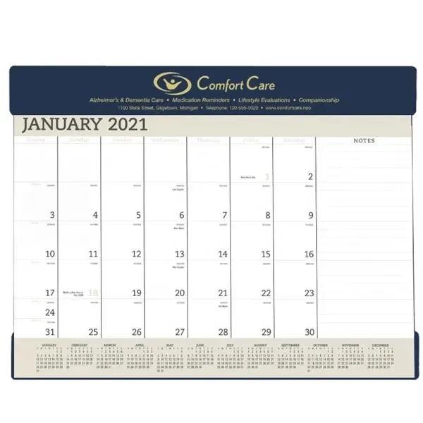 Vinyl 2022 Desk Calendar Pad - Image 4