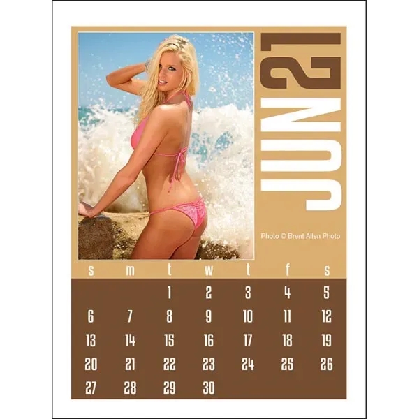 Full Color Stick Up, Swimsuit Grid 2022 Calendar - Image 7